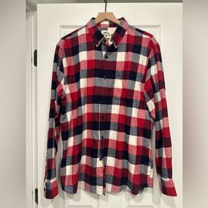 Red blue and flannel